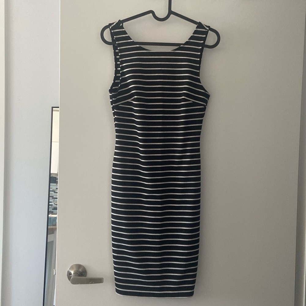 Cute striped bodycon dress